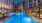 a swimming pool in a large building