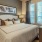a bedroom with a large bed