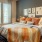 a bedroom with a large bed