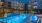 a pool and a building